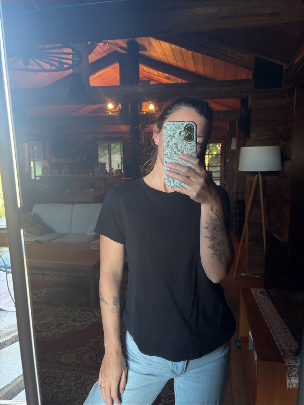 Pact Black Short Sleeve Tee